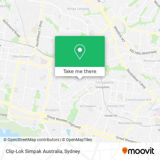 Clip-Lok Simpak Australia map