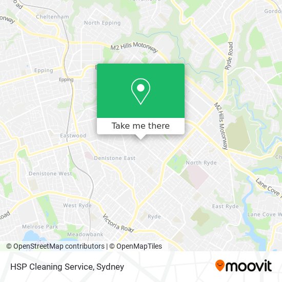 Mapa HSP Cleaning Service