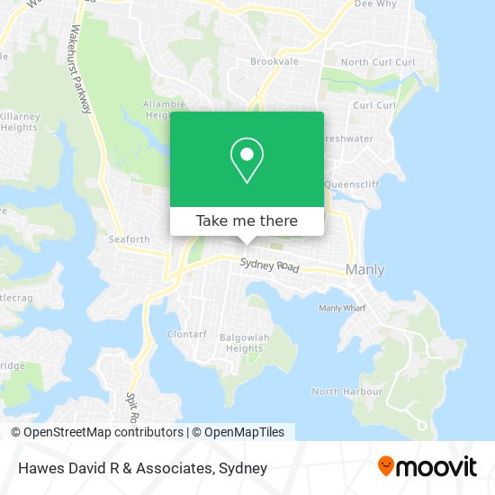 Mapa Hawes David R & Associates