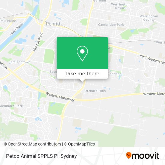 Petco Animal SPPLS Pl map