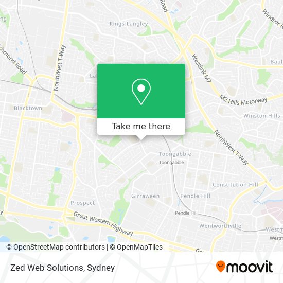 Zed Web Solutions map