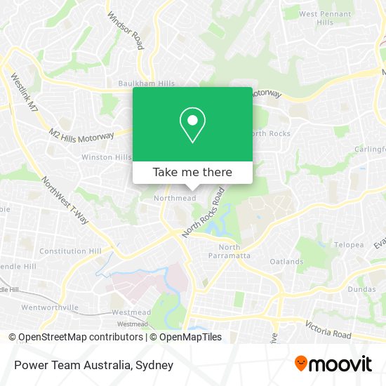 Power Team Australia map