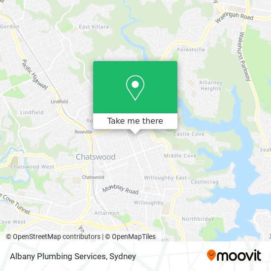 Albany Plumbing Services map