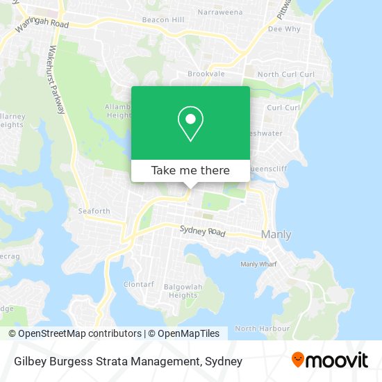 Gilbey Burgess Strata Management map