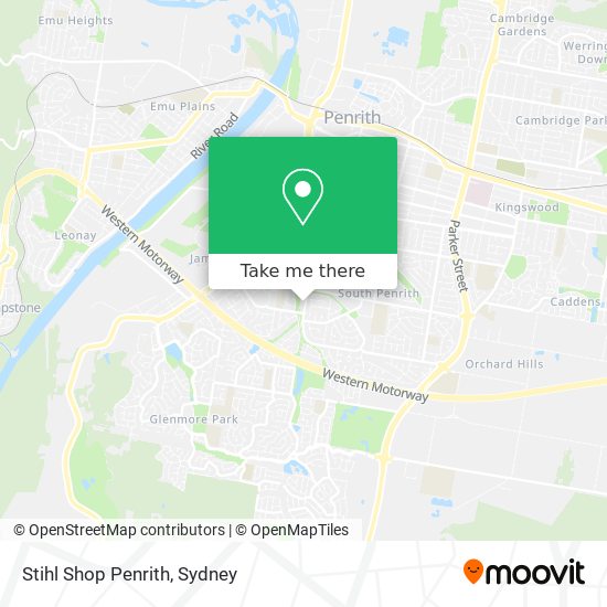 Stihl Shop Penrith map