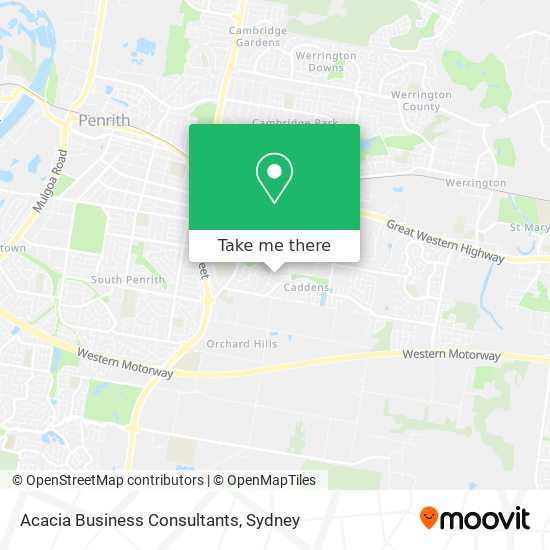 Acacia Business Consultants map
