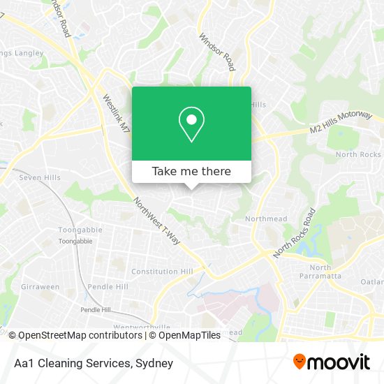 Mapa Aa1 Cleaning Services