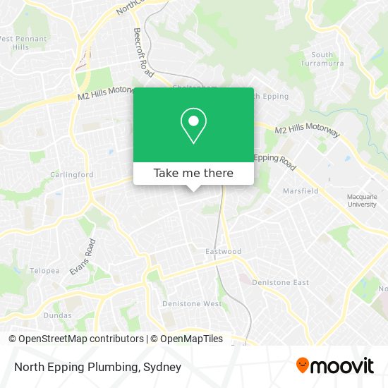 North Epping Plumbing map