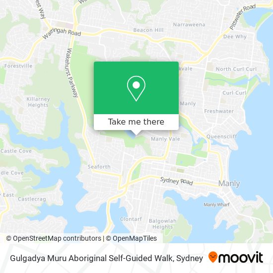Mapa Gulgadya Muru Aboriginal Self-Guided Walk