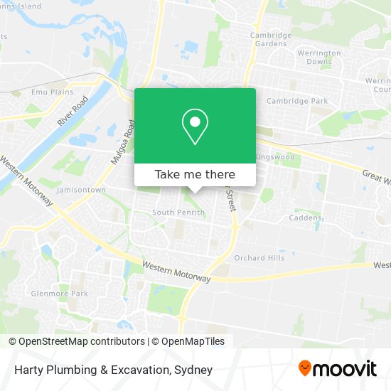 Harty Plumbing & Excavation map