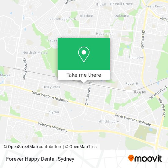 Forever Happy Dental map