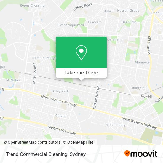 Trend Commercial Cleaning map