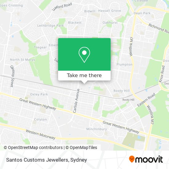 Santos Customs Jewellers map