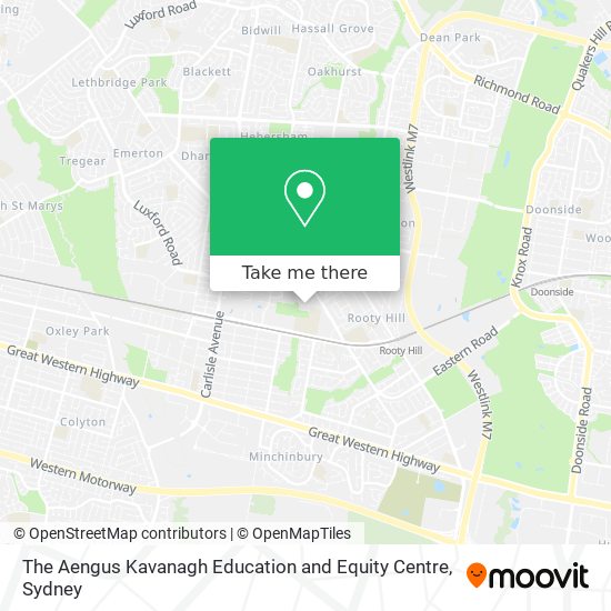 The Aengus Kavanagh Education and Equity Centre map