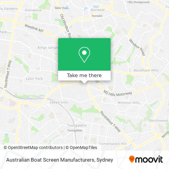 Australian Boat Screen Manufacturers map