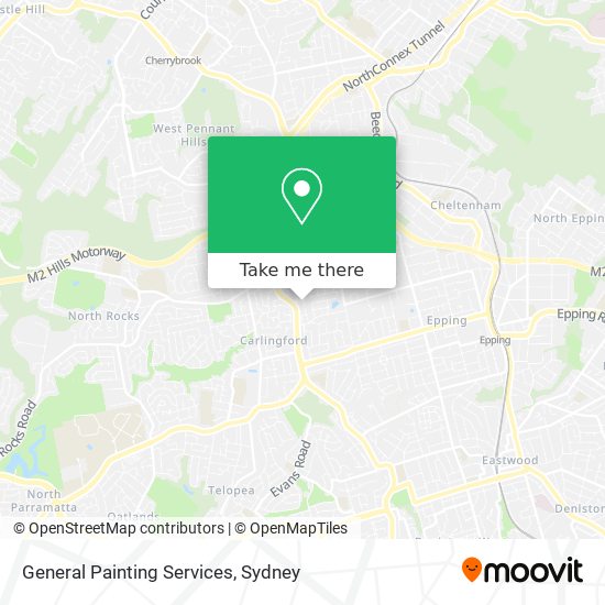 General Painting Services map