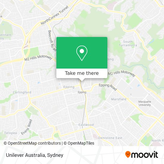 Unilever Australia map