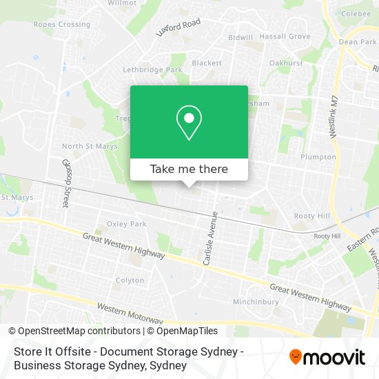 Store It Offsite - Document Storage Sydney - Business Storage Sydney map