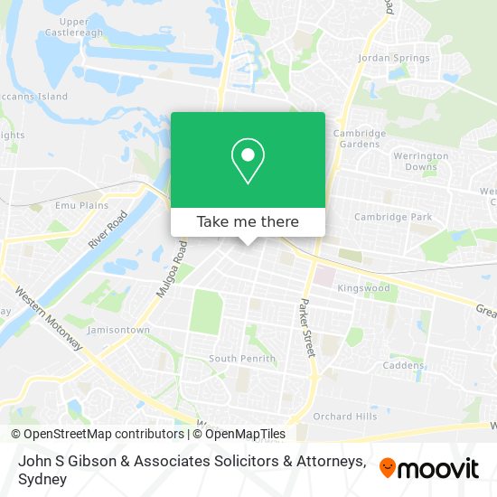 John S Gibson & Associates Solicitors & Attorneys map