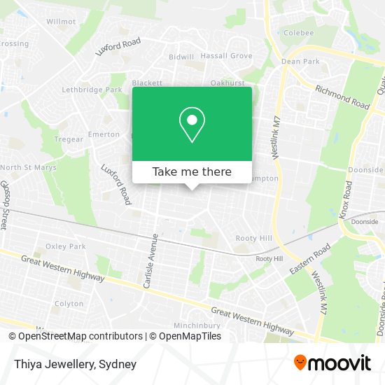 Thiya Jewellery map