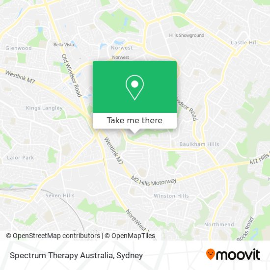 Spectrum Therapy Australia map