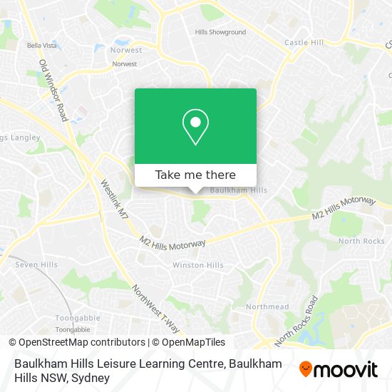 Baulkham Hills Leisure Learning Centre, Baulkham Hills NSW map