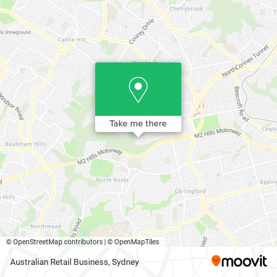 Australian Retail Business map