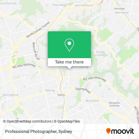 Professional Photographer map