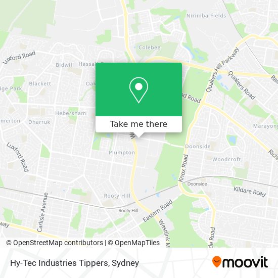 Hy-Tec Industries Tippers map