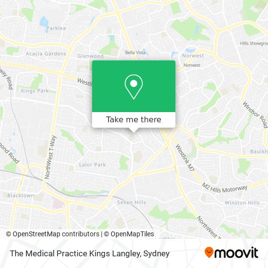 The Medical Practice Kings Langley map