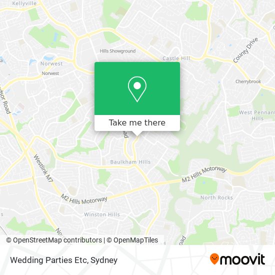 Wedding Parties Etc map