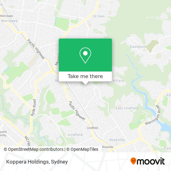 Koppera Holdings map