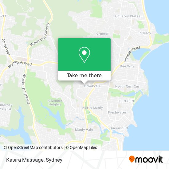 Kasira Massage map