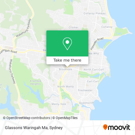 Glassons Waringah Ma map