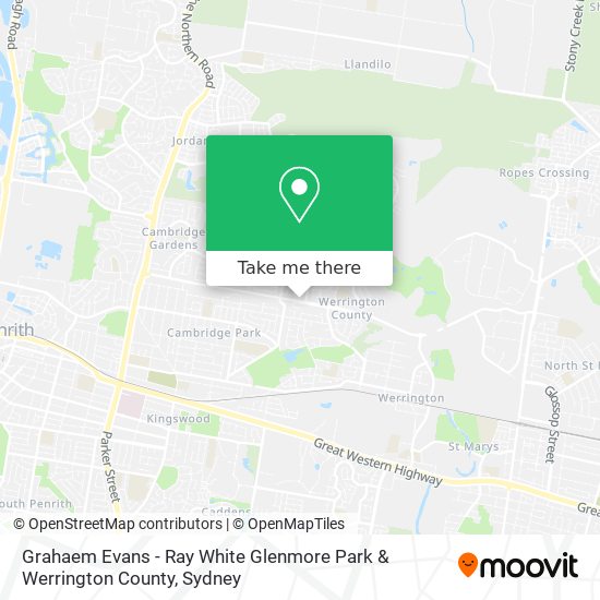 Mapa Grahaem Evans - Ray White Glenmore Park & Werrington County