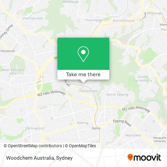 Woodchem Australia map