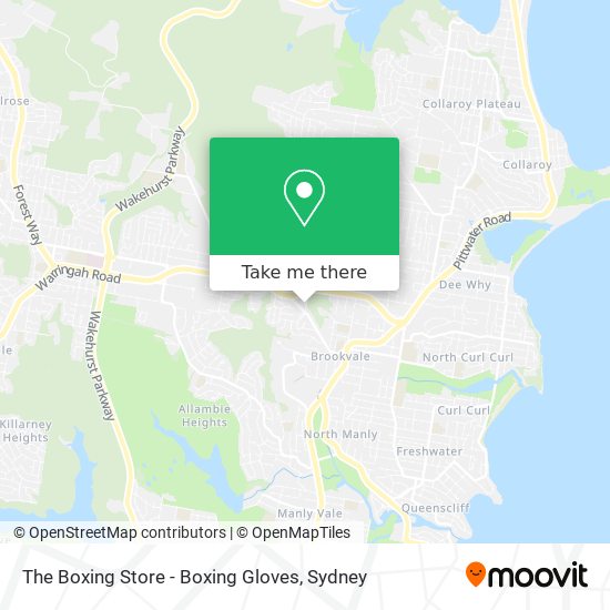 The Boxing Store - Boxing Gloves map