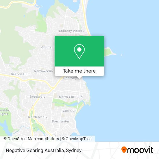 Mapa Negative Gearing Australia