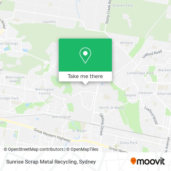 Sunrise Scrap Metal Recycling map