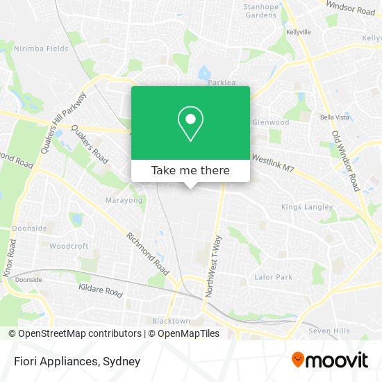 Fiori Appliances map