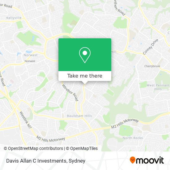 Davis Allan C Investments map