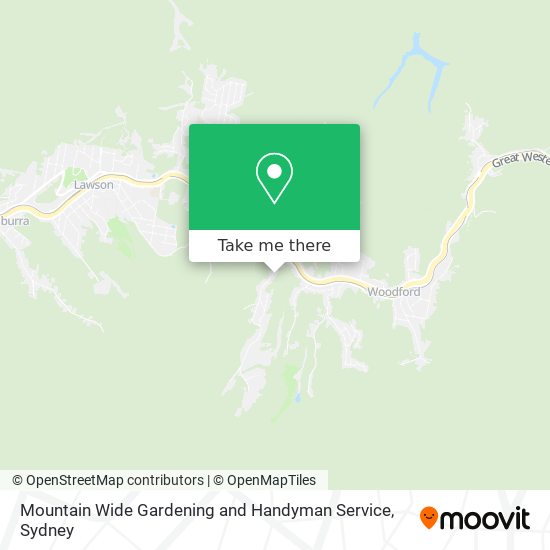 Mapa Mountain Wide Gardening and Handyman Service