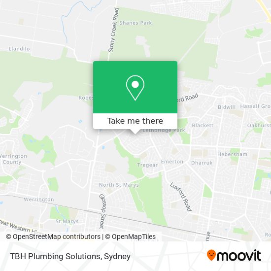 TBH Plumbing Solutions map