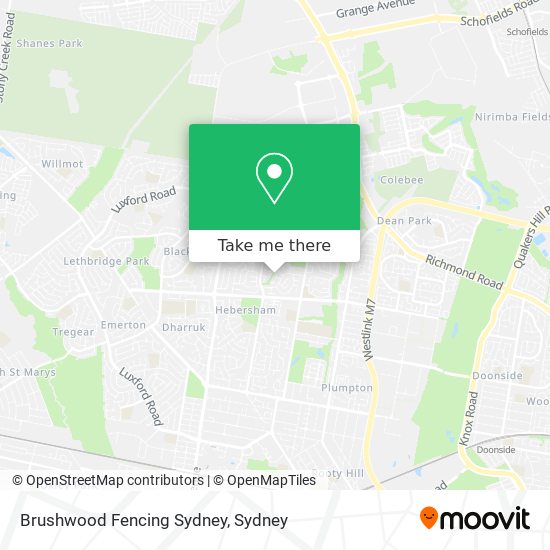 Brushwood Fencing Sydney map