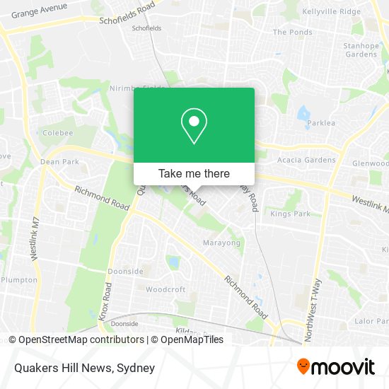 Quakers Hill News map