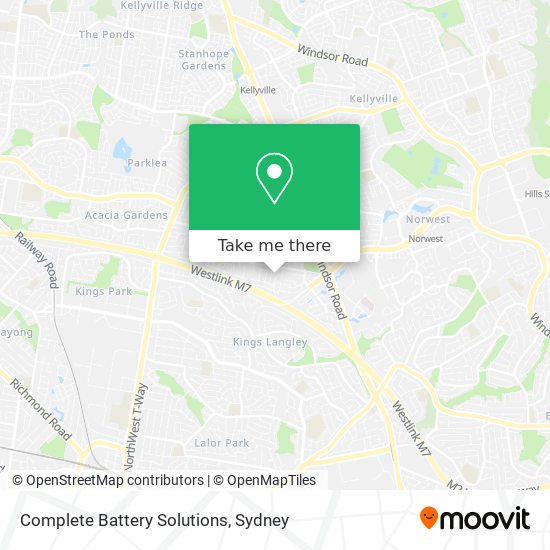 Complete Battery Solutions map