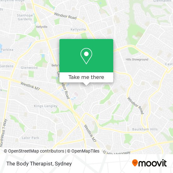 The Body Therapist map