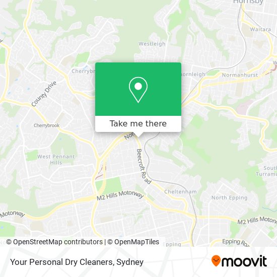 Your Personal Dry Cleaners map