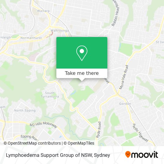 Mapa Lymphoedema Support Group of NSW