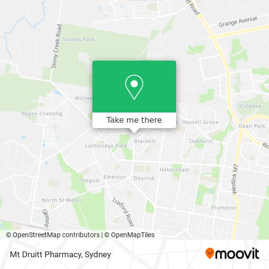 Mt Druitt Pharmacy map